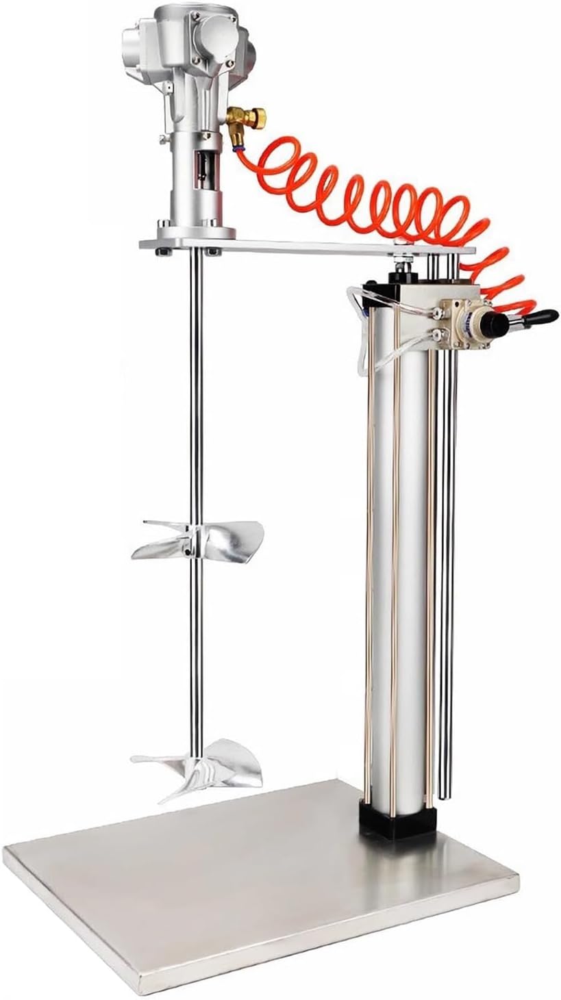 50 Gallon Pneumatic Paint Mixer, Air Agitator, Paint Stirring Machine with Stand,Stepless Speed Adjustment, for Viscous Liquid Ink Dye