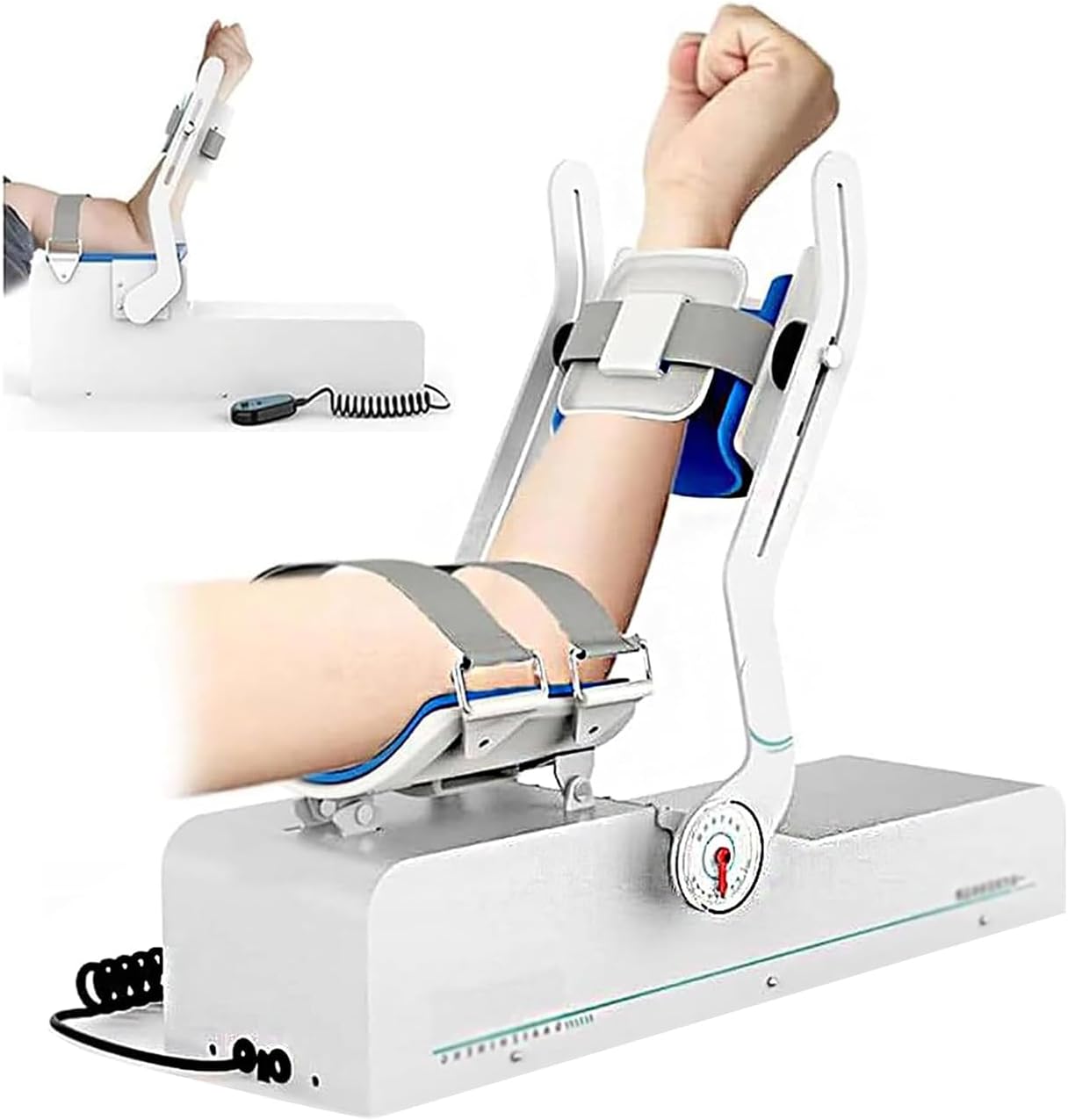 2024 Elbow Joint Rehabilitation Device, Hinged Elbow Brace Arm Exerciser, Full Angle Adjustment -15°-150°(+20), for Stroke Hemiplegia Patients