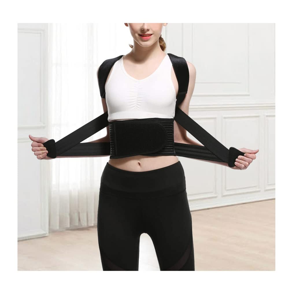 Adjustable Posture Corrector Back Support Shoulder Postural Fixer Tape Back Posture for Women Corset for Posture(L code)