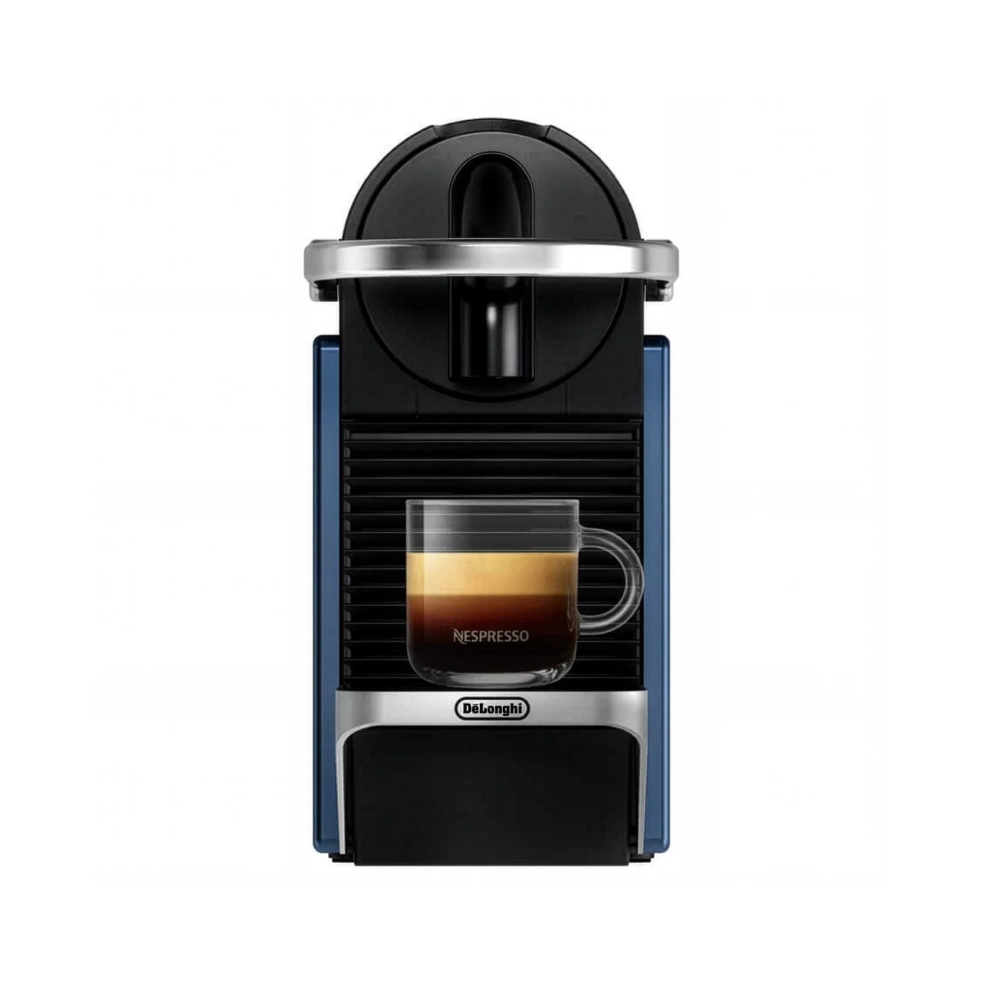 De'Longhi Pixie Espresso Coffee Machine with Temperature Control (Dark Blue)