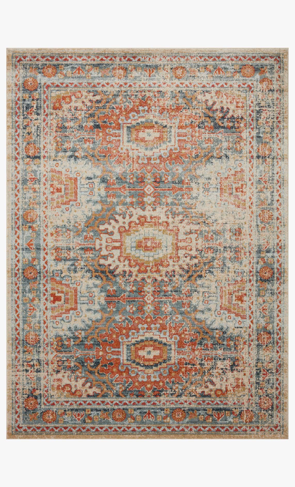 Loloi II Jocelyn Collection - Transitional Power Loomed Rug in Mist (JOC-03)