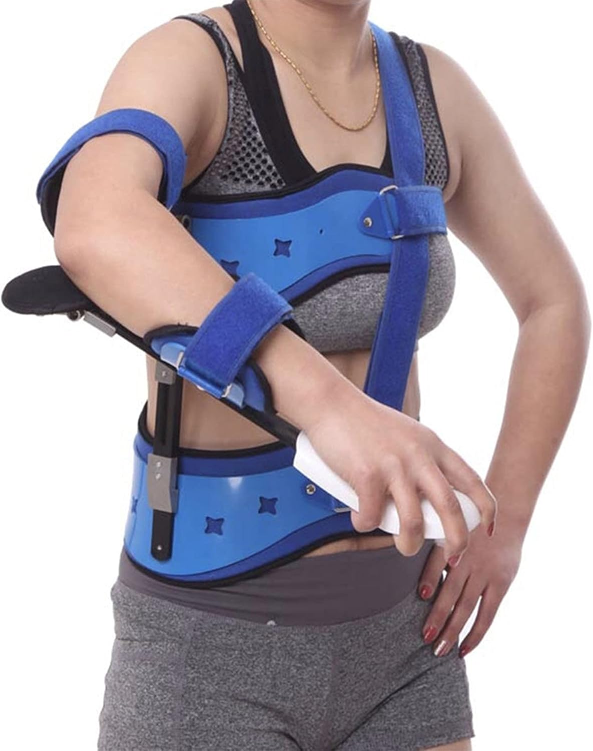 Shoulder Arm Immobilizer for Dislocation Fracture Sprains Broken Arm for Shoulder Injury Torn Rotator Cuff Sublexion Surgery Lightweight Breathable Wrist Elbow Support Unisex,Right