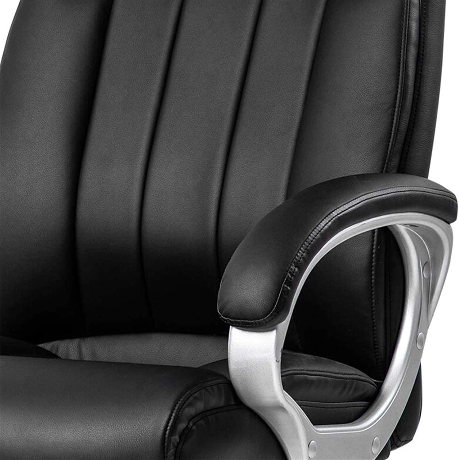 Office Chair Computer Gaming Chairs High Back Adjustable Ergonomic Desk Chair Executive Pu Leather Swivel Task Chair with Armrests Lumbar Support