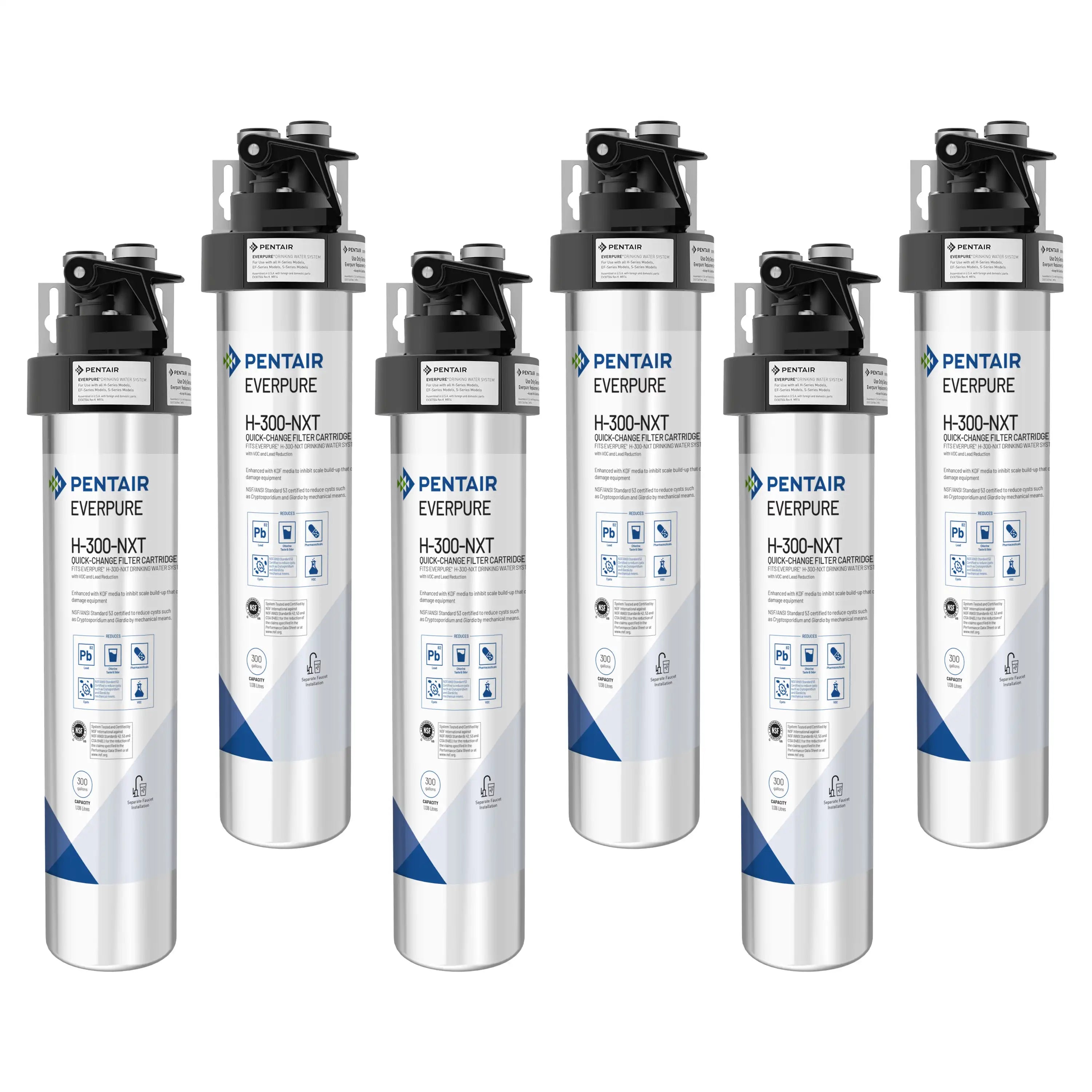 Everpure Pentair H-300-NXT Drinking Water System, 6 Pk(EV927156)