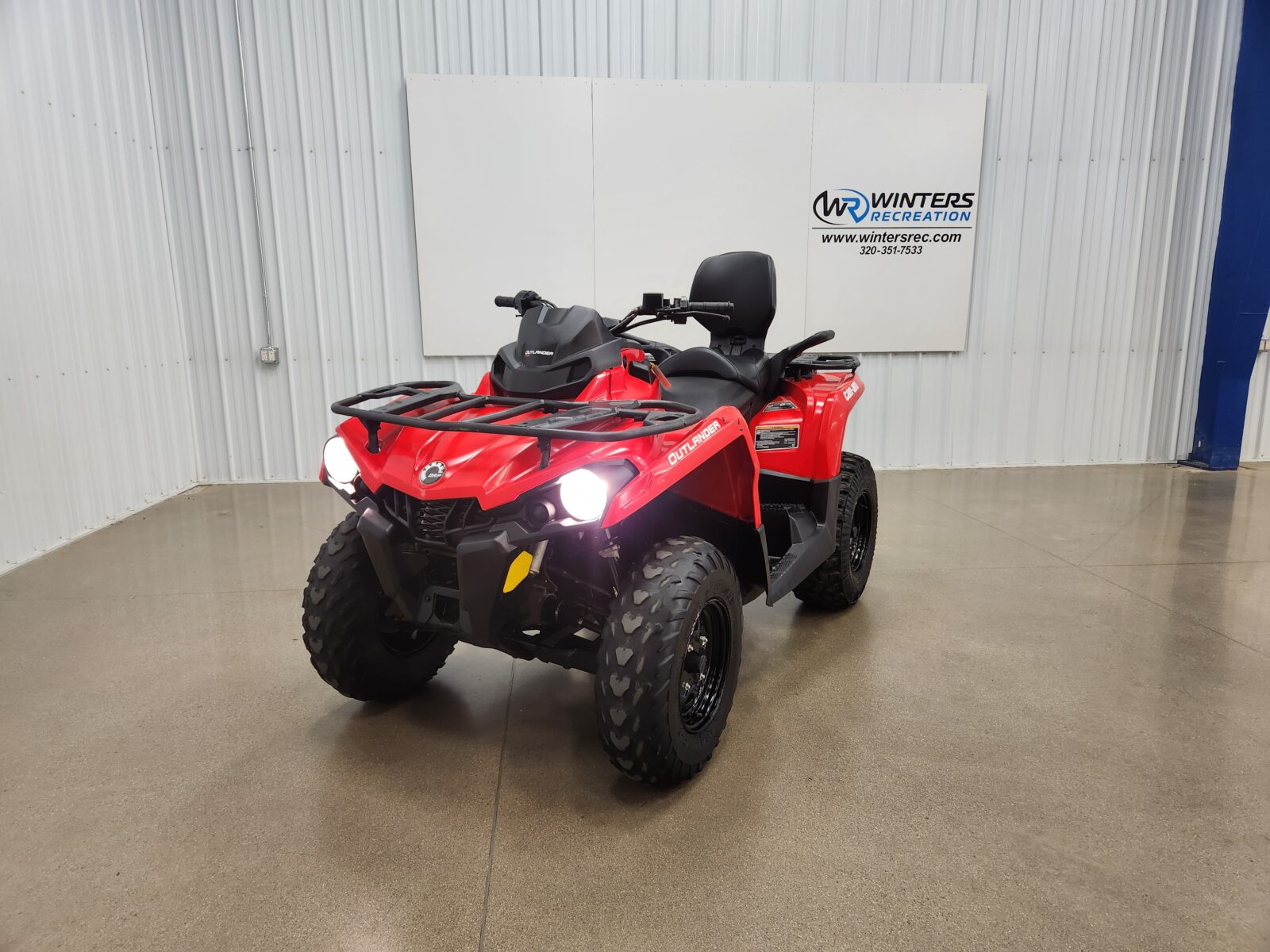 2022 Can-Am Outlander 570 MAX Gas-EFI UTV, Red