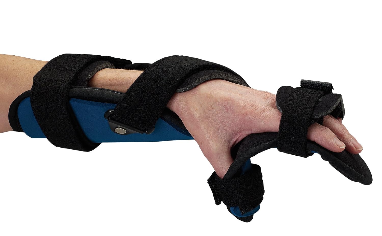 Rolyan Advanced Orthosis, Functional Resting Brace, Left, Medium, Foam Liner, Hand & Wrist Support Splint Allows for Extension/Flexion, Radial/Ulnar & Supination/Pronation Adjustments