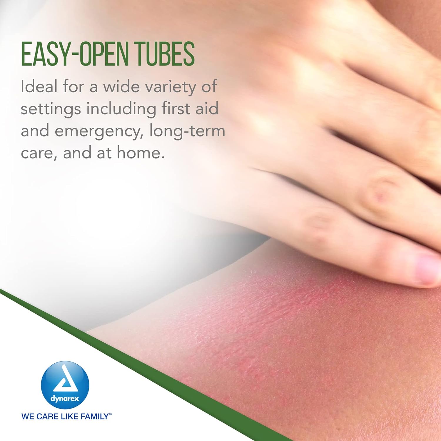 Dynarex Bacitracin Topical Ointment USP - First Response Wound Care Supplies for Minor Cuts, Scrapes & Burns - Helps Keep Wounds Clean - 1 Case - 72 Count, 1 oz. Tubes