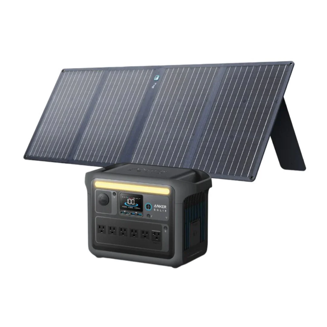 Anker SOLIX C1000X Solar Generator + 100W Solar Panel