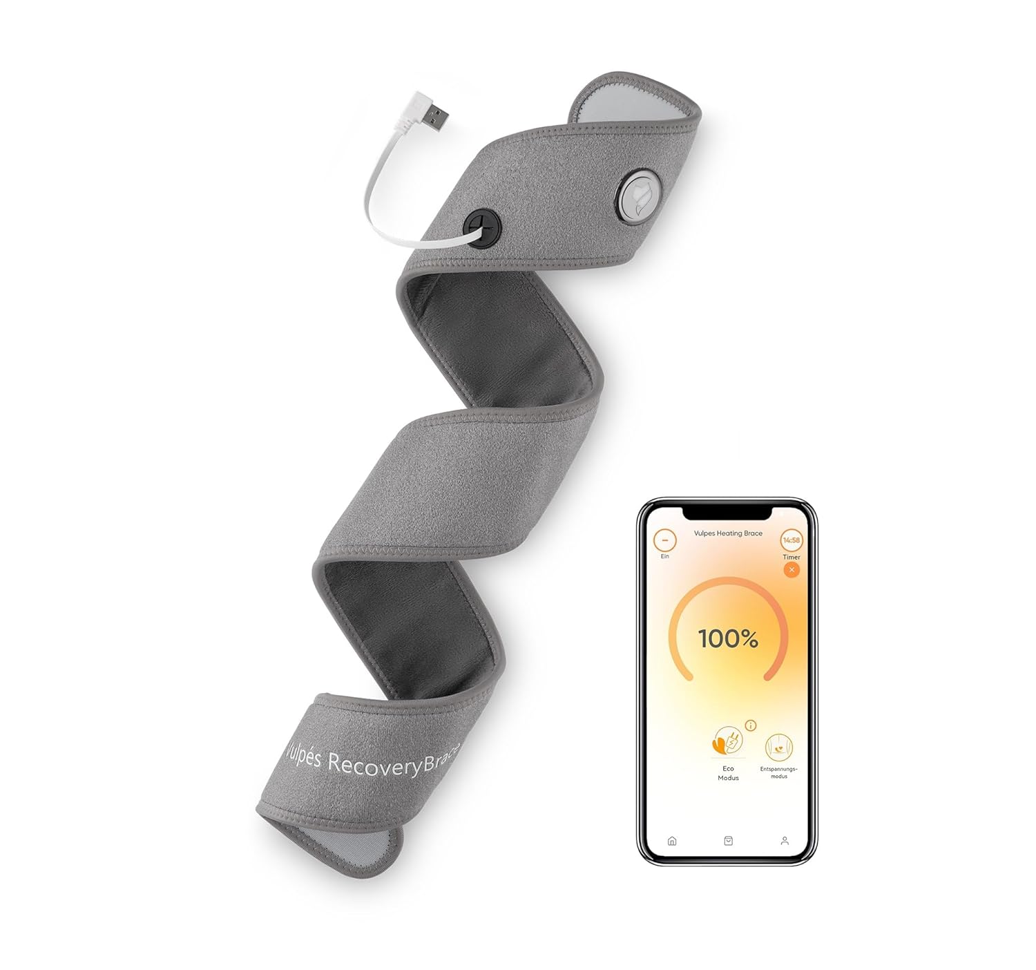 RecoveryBrace Pro - Smart Heating Pad for Wrists, Joints, Ankles, Elbows & Knees | Infrared Warmth | App Control