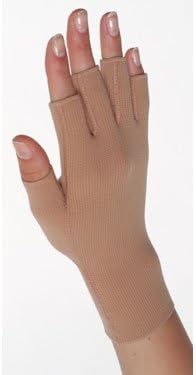 Helastic Gauntlet - Helastic Hand Portion with - Finger Stubs, Beige, Size 5, XLarge, Compression 3