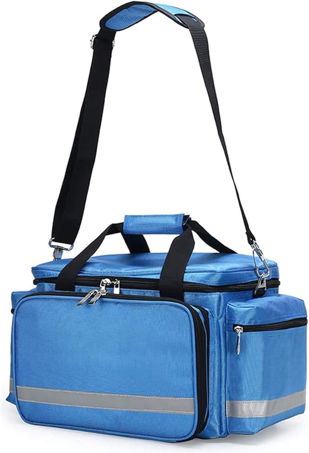 Portable First Aid Bag, with Adjustable Shoulder Strap Nurse Tote, Oxford Cloth Waterproof Large Capacity Backpack for Trauma, Rescue, Medical(M,C)