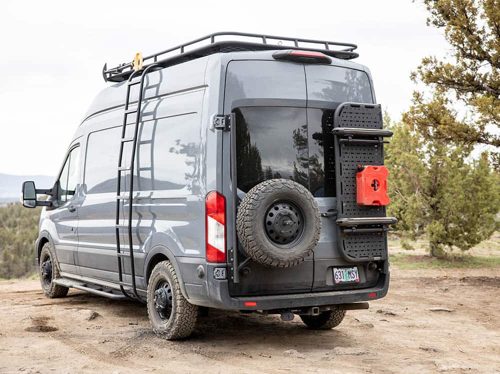 Transit Rear Tire Carrier