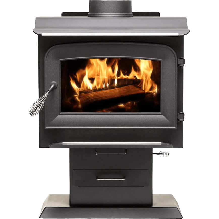 Ashley Hearth 1,200 Sq. Ft. Pedestal Wood Stove