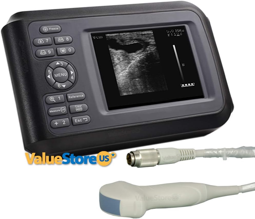 Ultrasound Scanner Veterinary V16 with 3.5 MHz Convex Probe for Pregnancy Test on Dogs, Sheep and Pigs.