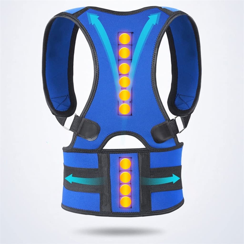 JSEIAJB Men Women Corrective Vest Posture Corrector Shoulder Back Orthopedic Brace Scoliosis Back Support Belt(XXL code)