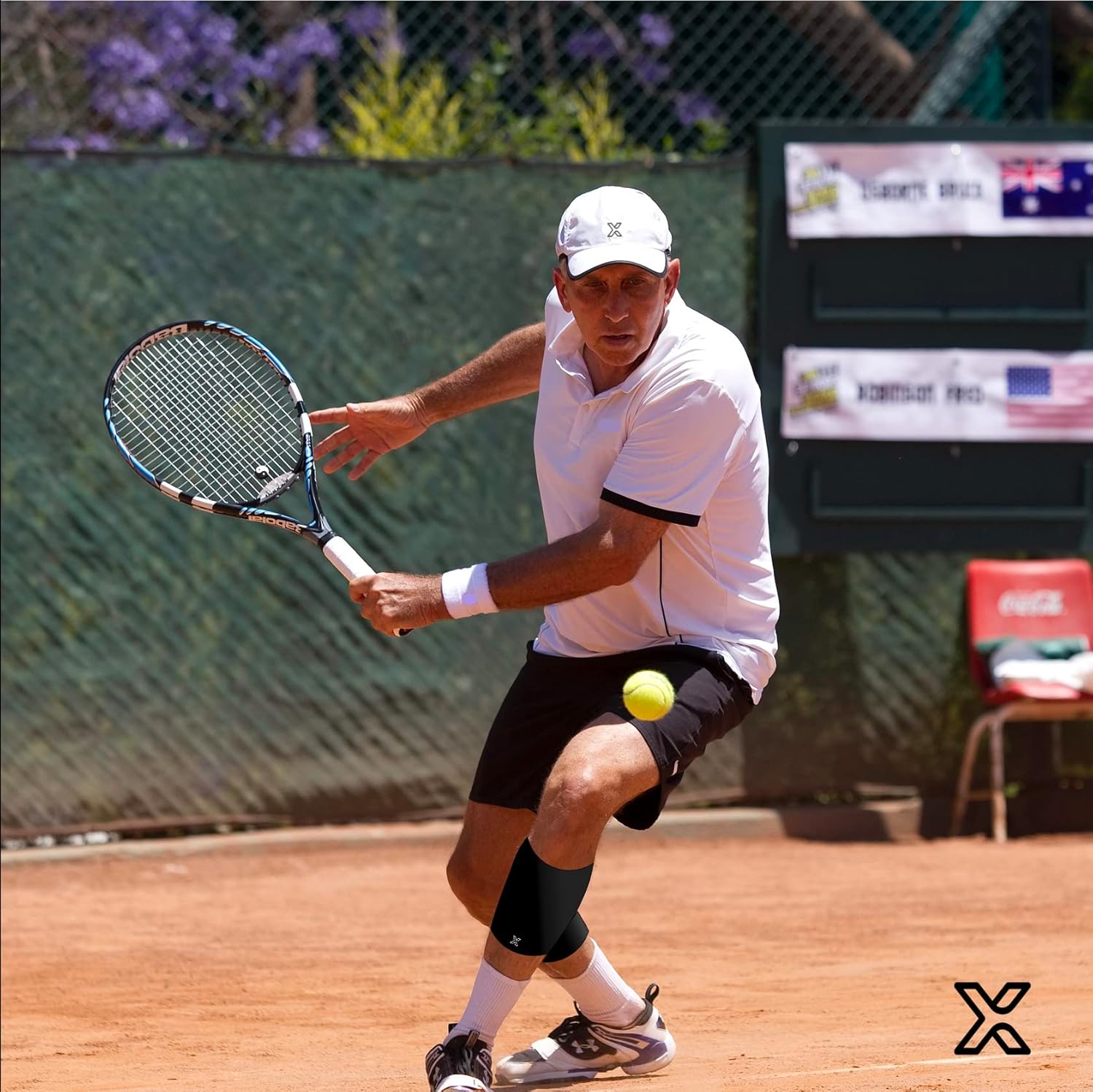 Body Helix Full Calf Support Brace for Calf Strain, Shin Splints, Tendonitis - Compression Sleeve for Men and Women - Shin Splint Sleeve (Black, Large)