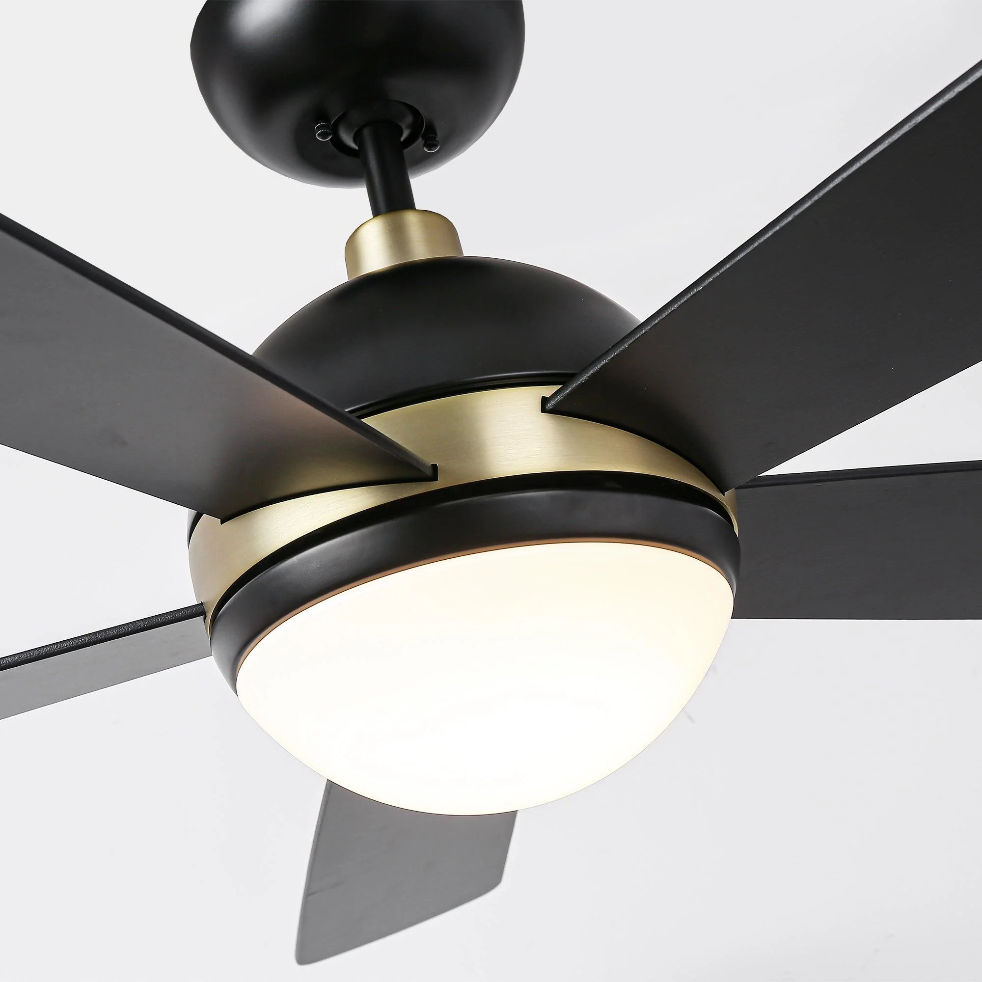 Parrot Uncle 52-Inch Industrial 5 Blades Ceiling Fan with LED Lighting