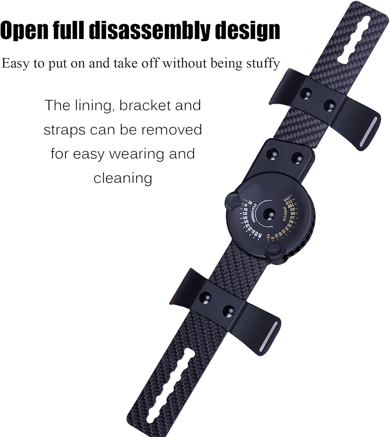 Arm Injury Recovery Brace Hinged Adjustable Elbow Brace Adjustable Length Open Design Precision Dial, Comfortable And Breathable With Non-slip Shoulder Strap For Arm Fracture Recover (Size : Right ar