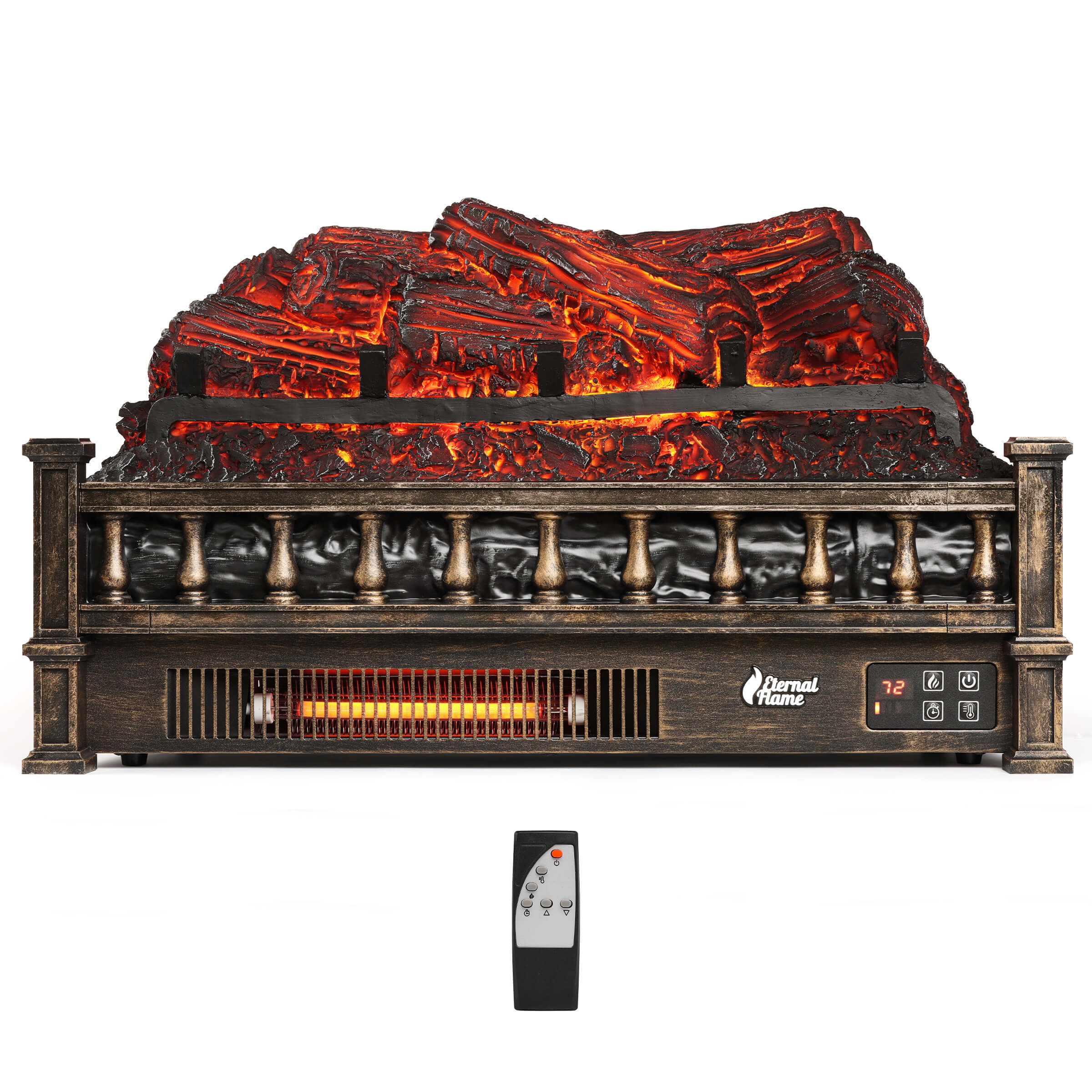 TURBRO Eternal Flame EF23-PB Electric Fireplace Logs (707-98-150A)