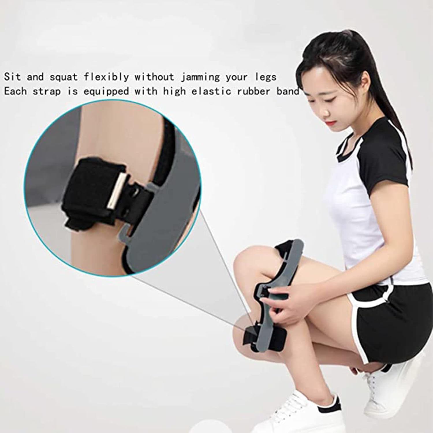 Knee Immobilizer,Knee Hyperextension Brace, Adjustable Fixed Knee Orthosis Acl, Pcl, Osteoarthritis, Recovery After Op