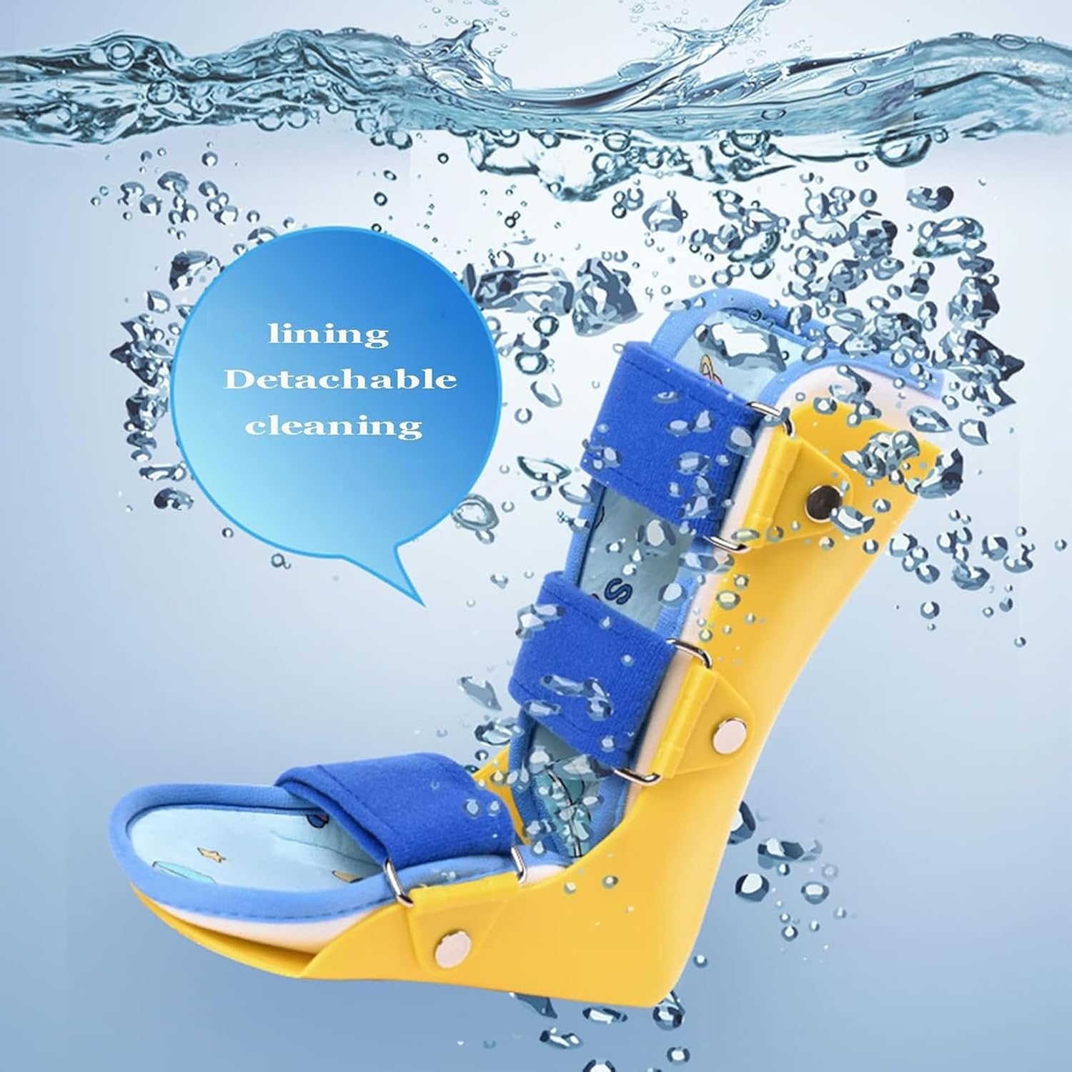 Kids AFO Drop Foot Splint Ankle Foot Brace Night Splint Support for Children Toddler Ankle Foot Orthosis,Left-M