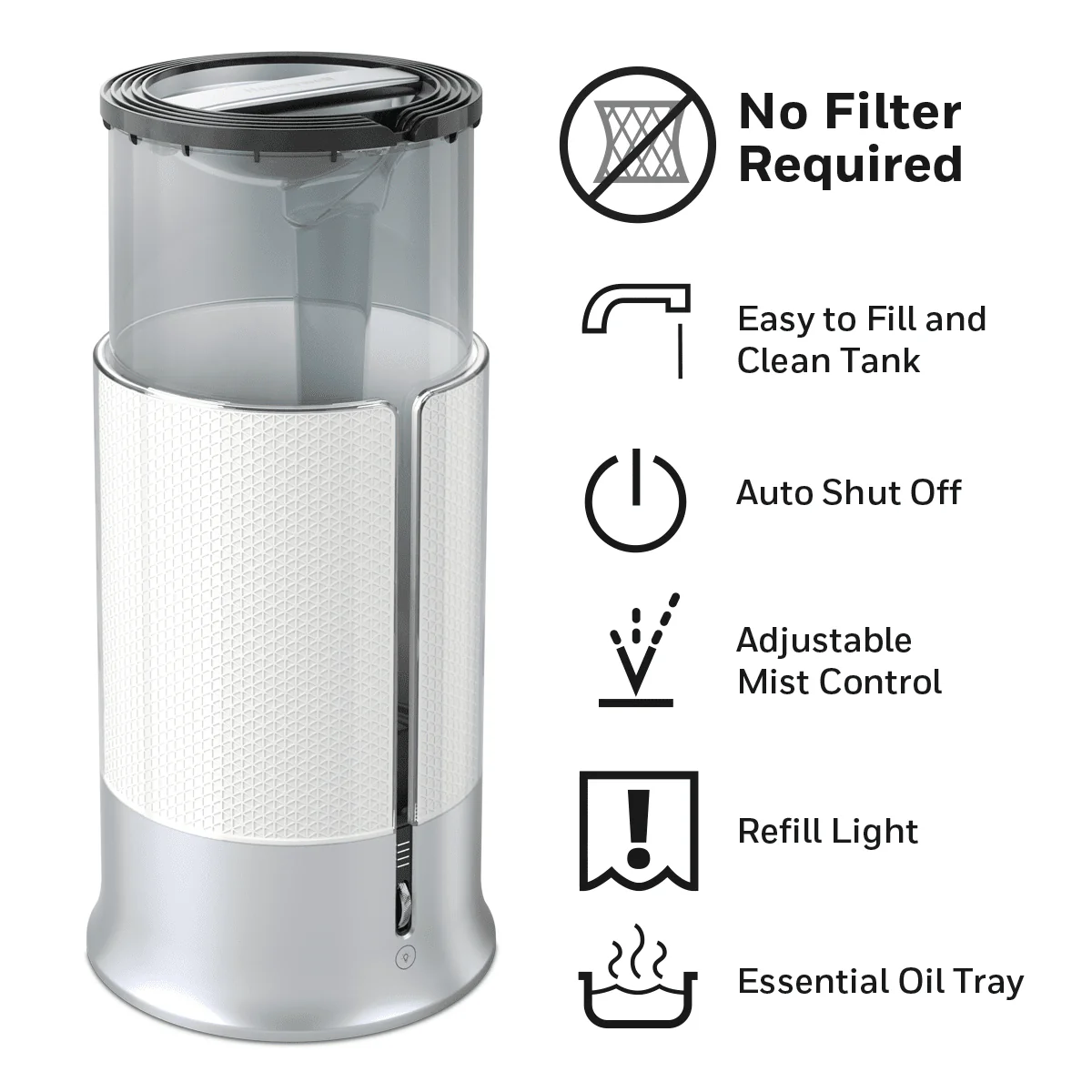 Honeywell Designer Series HUL430 1.25 Gal. Cool Mist Humidifier