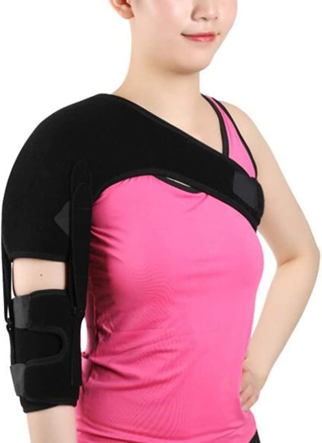 Shoulder Arm Sling Brace, Shoulder Brace Shoulder Strap Hemiplegia Subluxation Recovery Pain Relief for Torn Rotator Cuff/Dislocated Joint/Tendonitis/Bursitis/Arthritis. ﻿(Left)