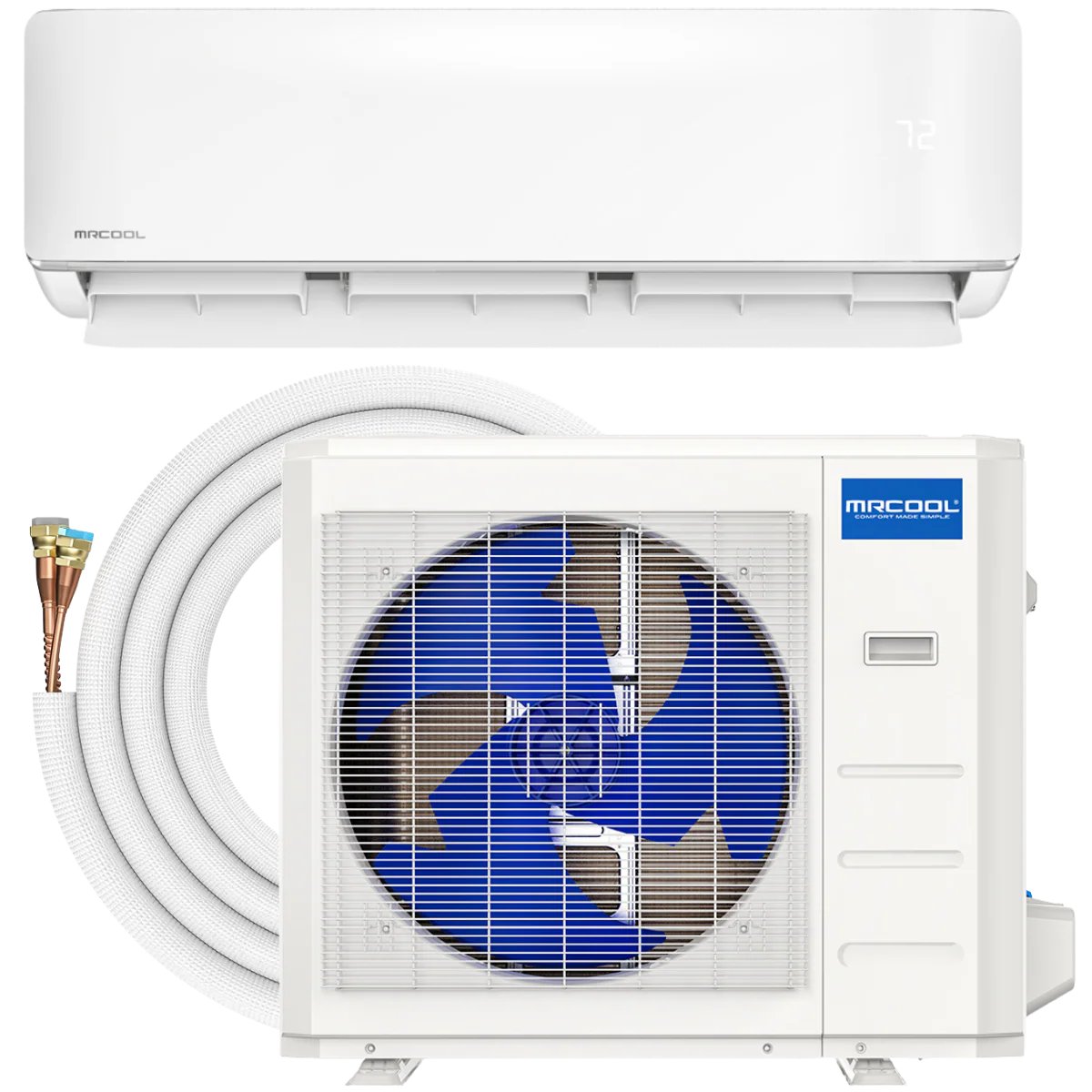 MRCOOL 18,000 BTU 5th Gen Hyper Heat Mini Split w/ 25 ft line set