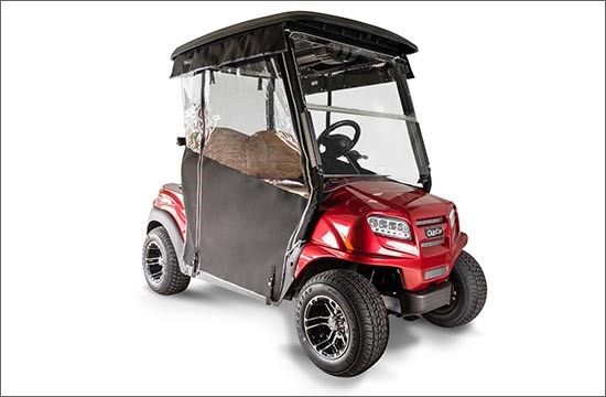 Club Car Onward Custom-Fit Club Car Black Enclosure 2 Passenger – Track Included
