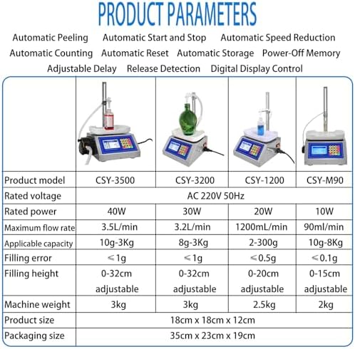 CSY-1200 Peristaltic Pump Filling Machine - High Precision Liquid Dispenser for Perfume, Nail Polish, Glue, Ink - Adjustable Flow Rate, Ideal for Cosmetic & Industrial Use