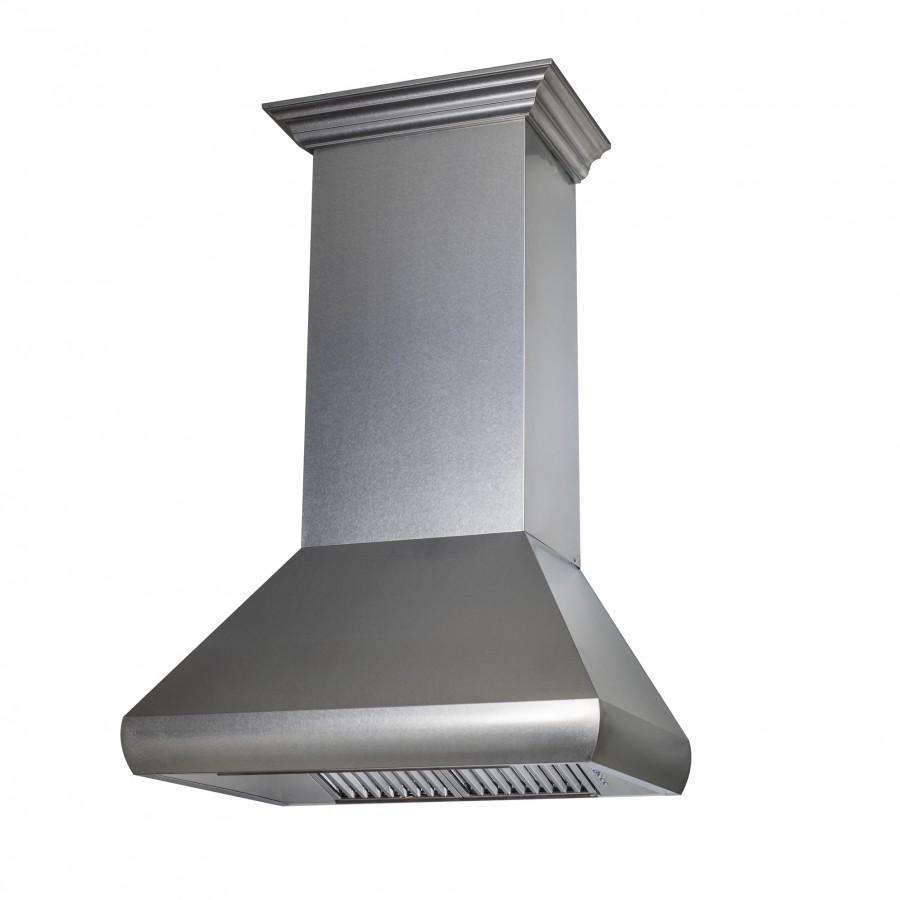 ZLINE 30-Inch Wall Mount Range Hood with Satin Stainless Steel and 700 CFM Motor (8687S-30)
