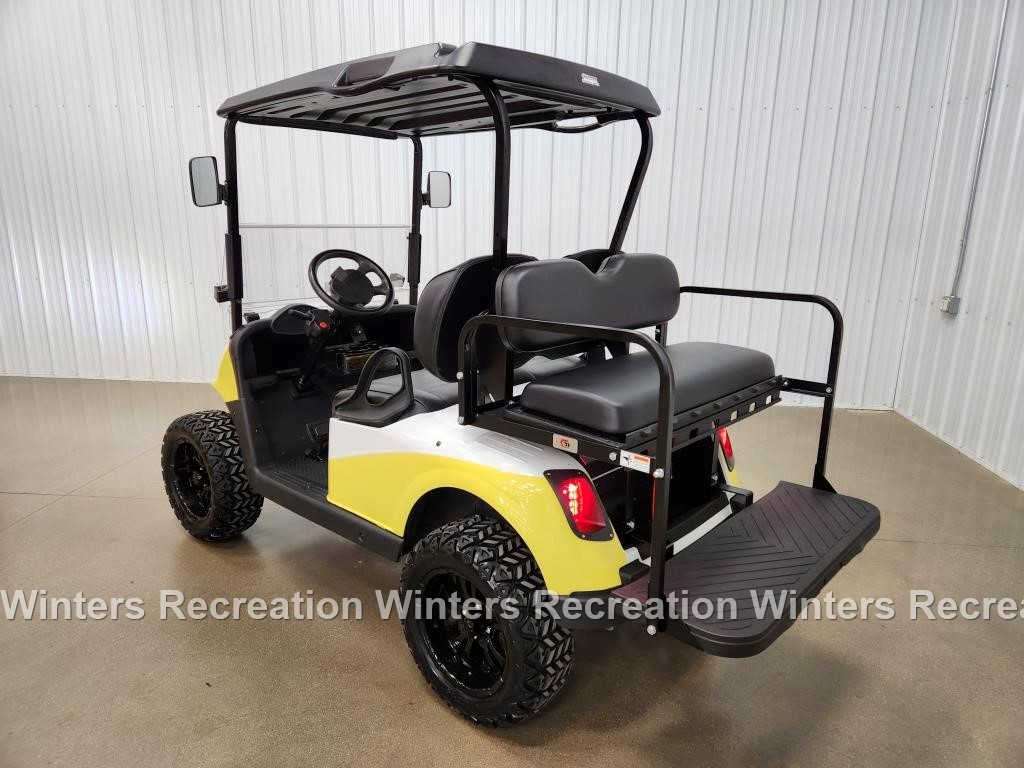2020 E-Z-GO RXV Lithium Ion STREET READY Golf Cart, Lemon Meringue Pie