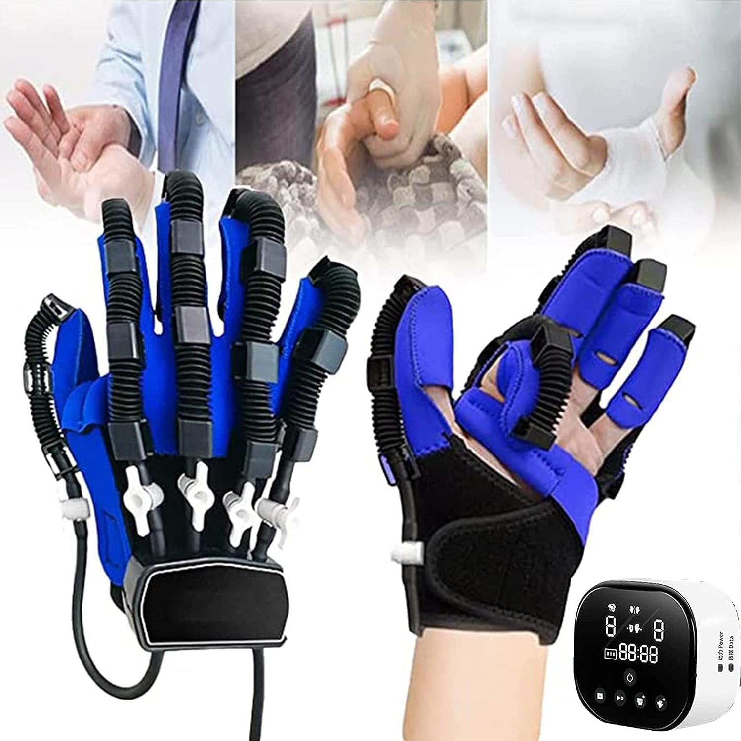 Hand Rehabilitation Robot Gloves Rehabilitation Robot Gloves, Physiotherapy Rehabilitation Robotics Rehab Device For Stroke People Finger Wrist Training With Mirror Mode, Hand For Stroke Patients ( Co
