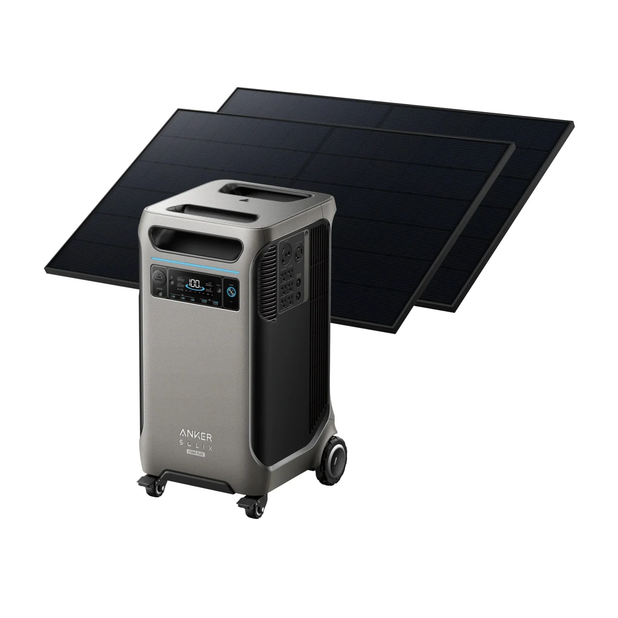 Anker SOLIX F3800 PLUS Portable Power Station with 440W Rigid Solar Panel