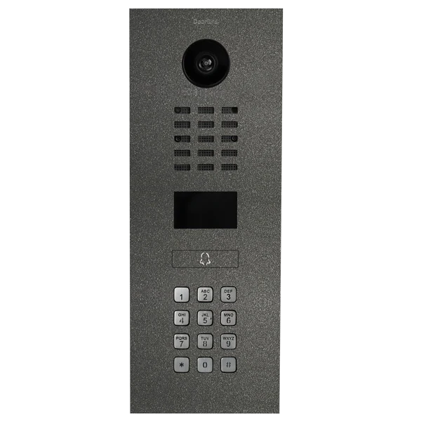 DoorBird D2101KV IP Video Intercom, 1 Call Button in DB 703 Stainless Steel