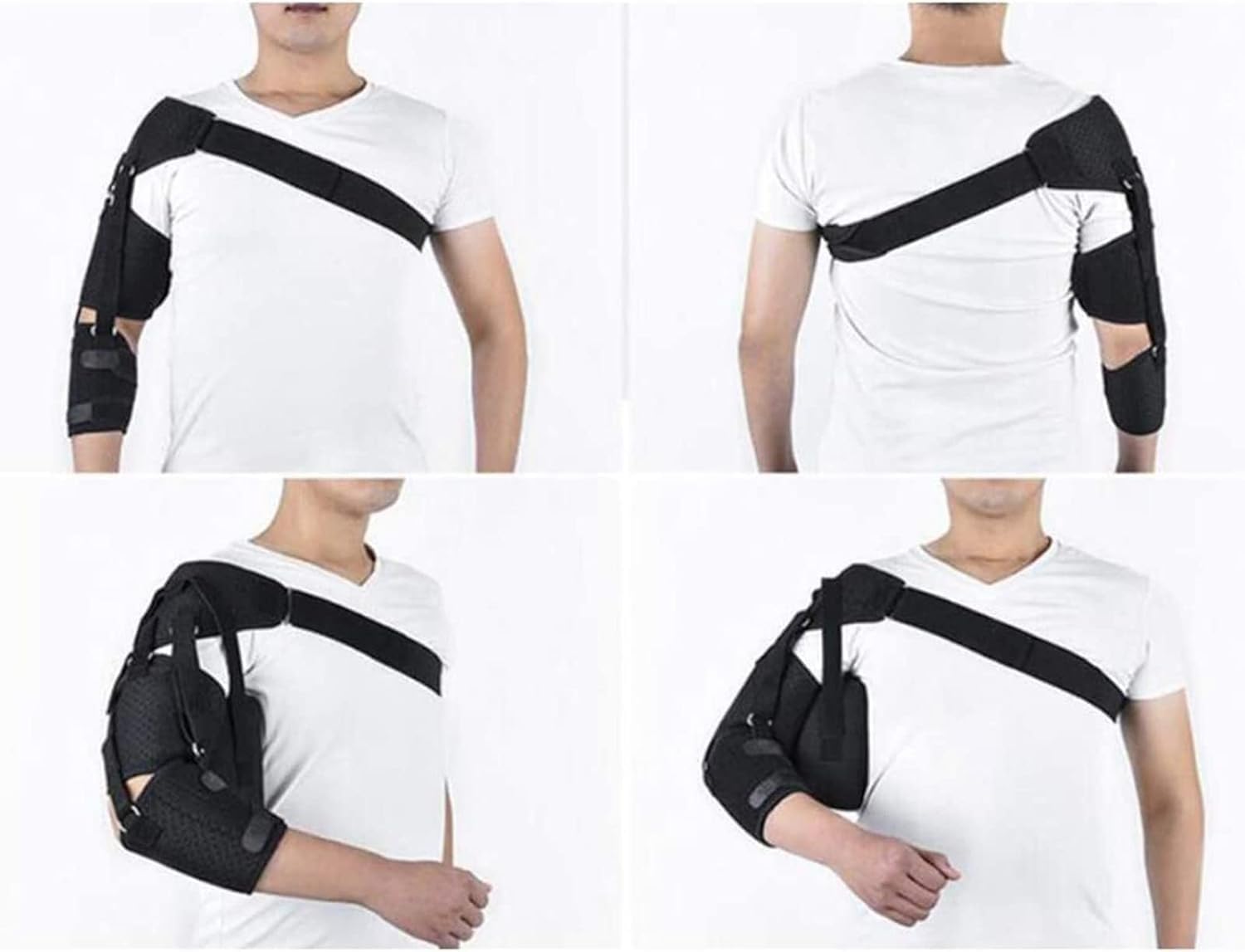 Shoulder Stability Brace-Universal Shoulder Straps Arm Sling for Stroke Hemiplegia Rehabilitation Shoulder Subluxation Support (Color : Strengthen)