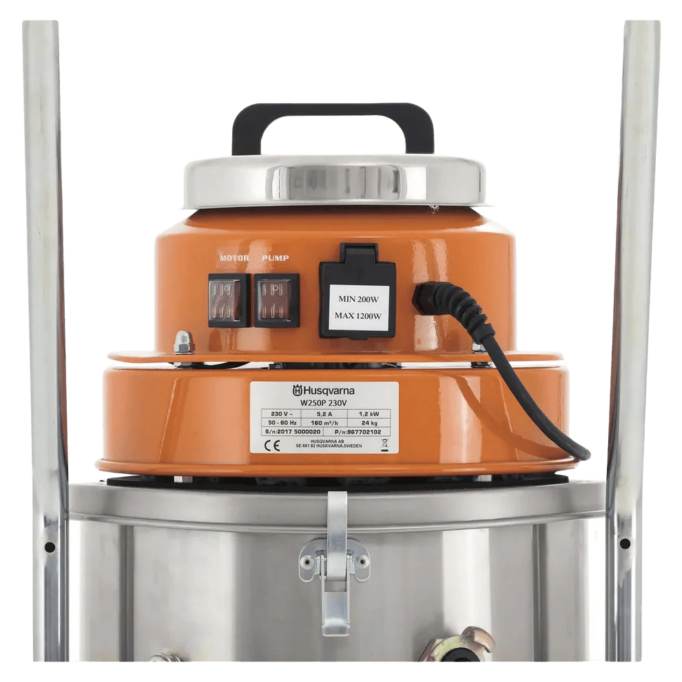 Husqvarna W250P Wet and Dry Slurry Vacuum