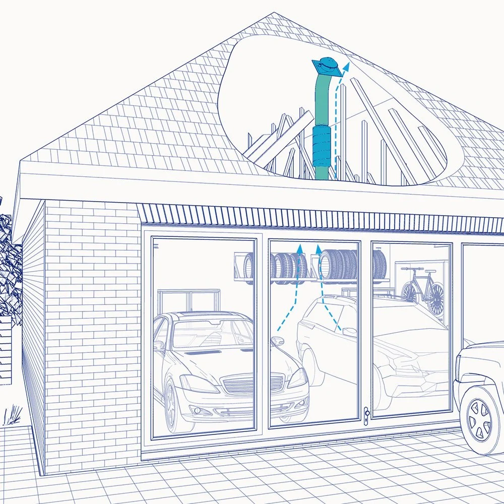 Fantech RE Series Roof Mount Centrifugal Duct Fan