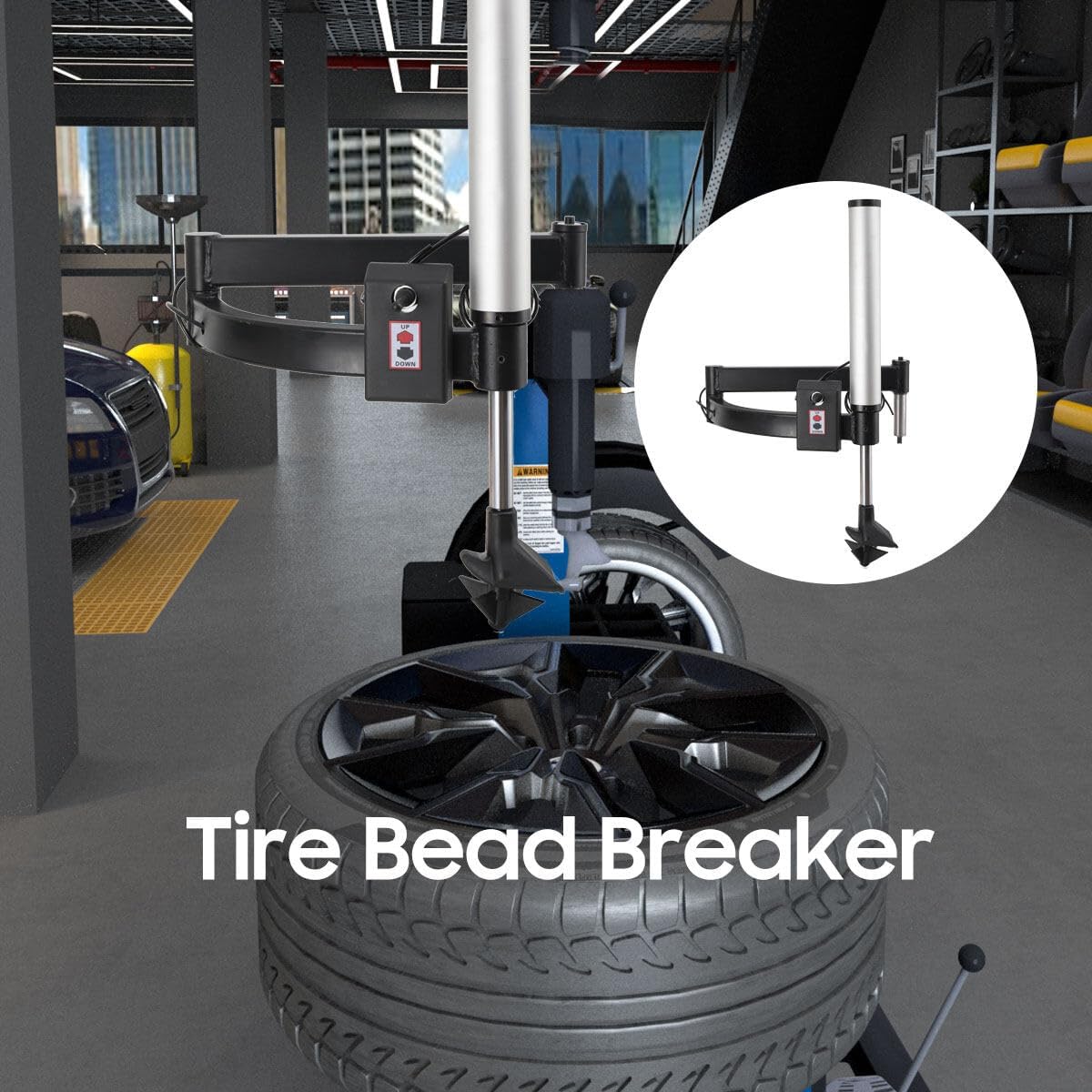 Tire Changer Machine Assist Arm Left Assistance Auxiliary Arm for Tire Changing Machines, Professional Left Auxiliary Arm Wheel Repair Assist Elbow Accessories Arm Tire Head 120mm*36mm