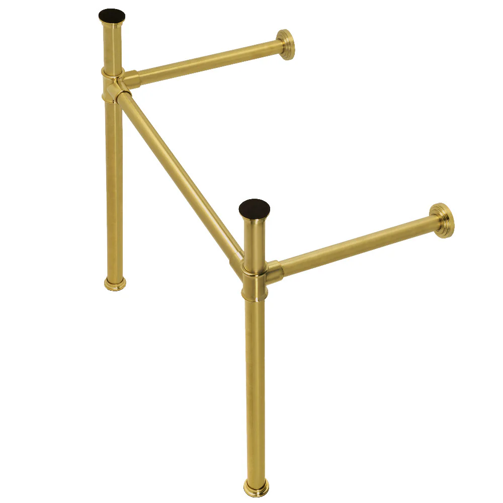 Kingston Brass VPB33087 Stainless Steel Console Sink Legs, Brushed Brass