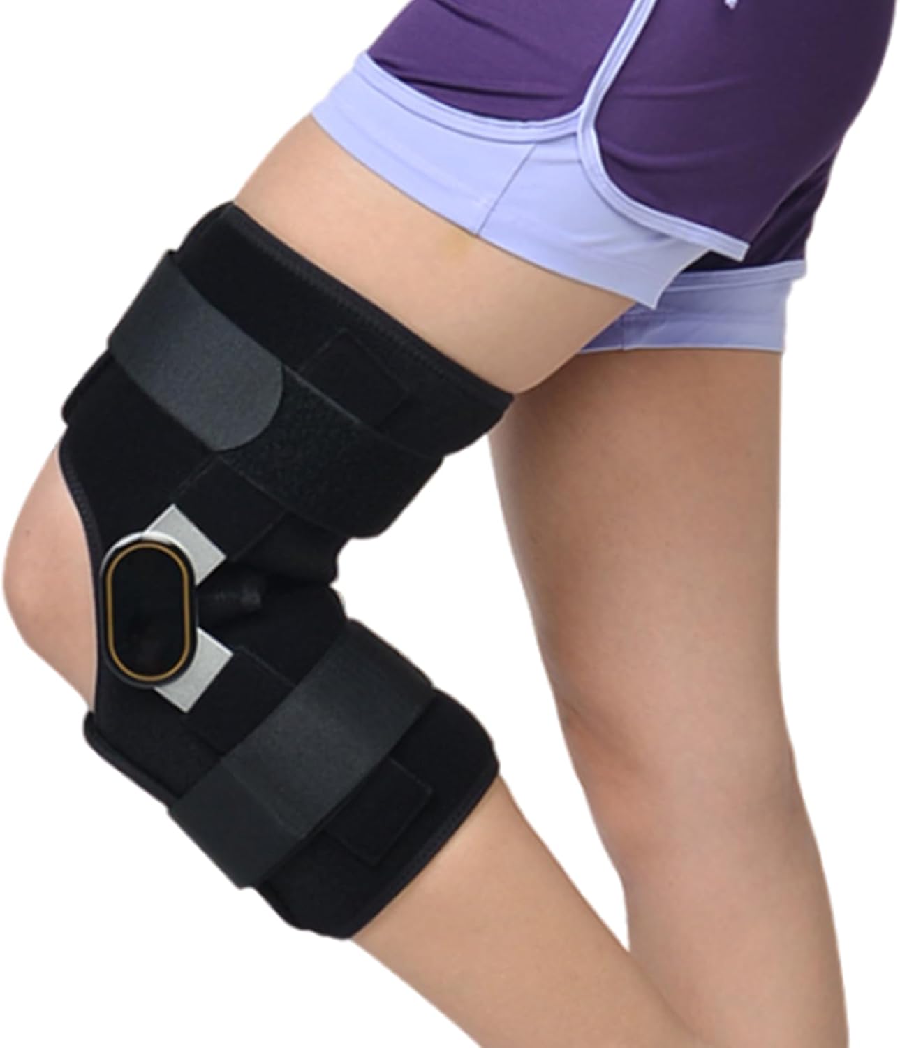 Knee Support, Knee Brace, Removable Knee Brace, Knee Immobilizer for Meniscus Tear, Ligament Injury, Knee Varus and Valgus,M