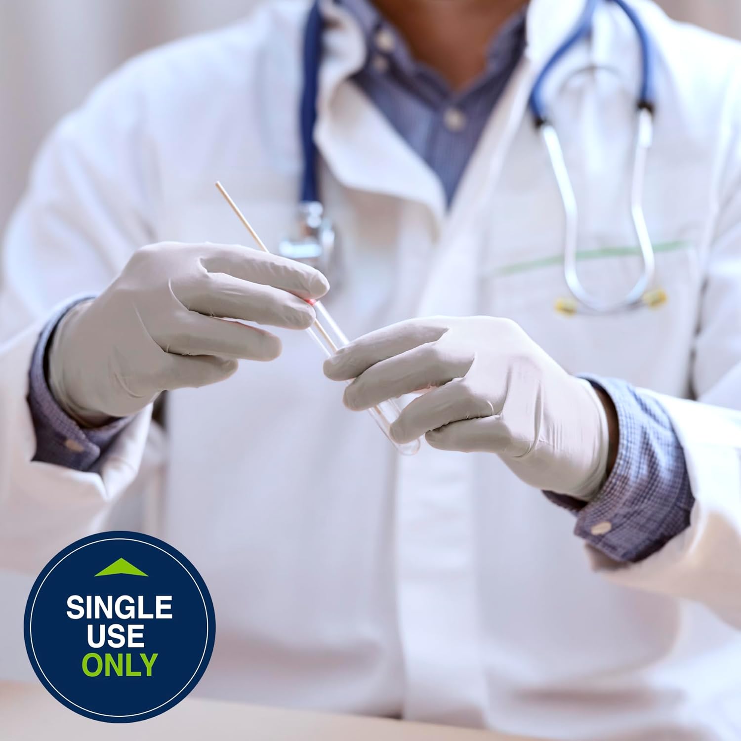 HALYARD Sterling SG Nitrile Powder-Free Exam Gloves, 3.7 mil, 9.5 Inches, Gray, Large, 41660 (Case of 2500)