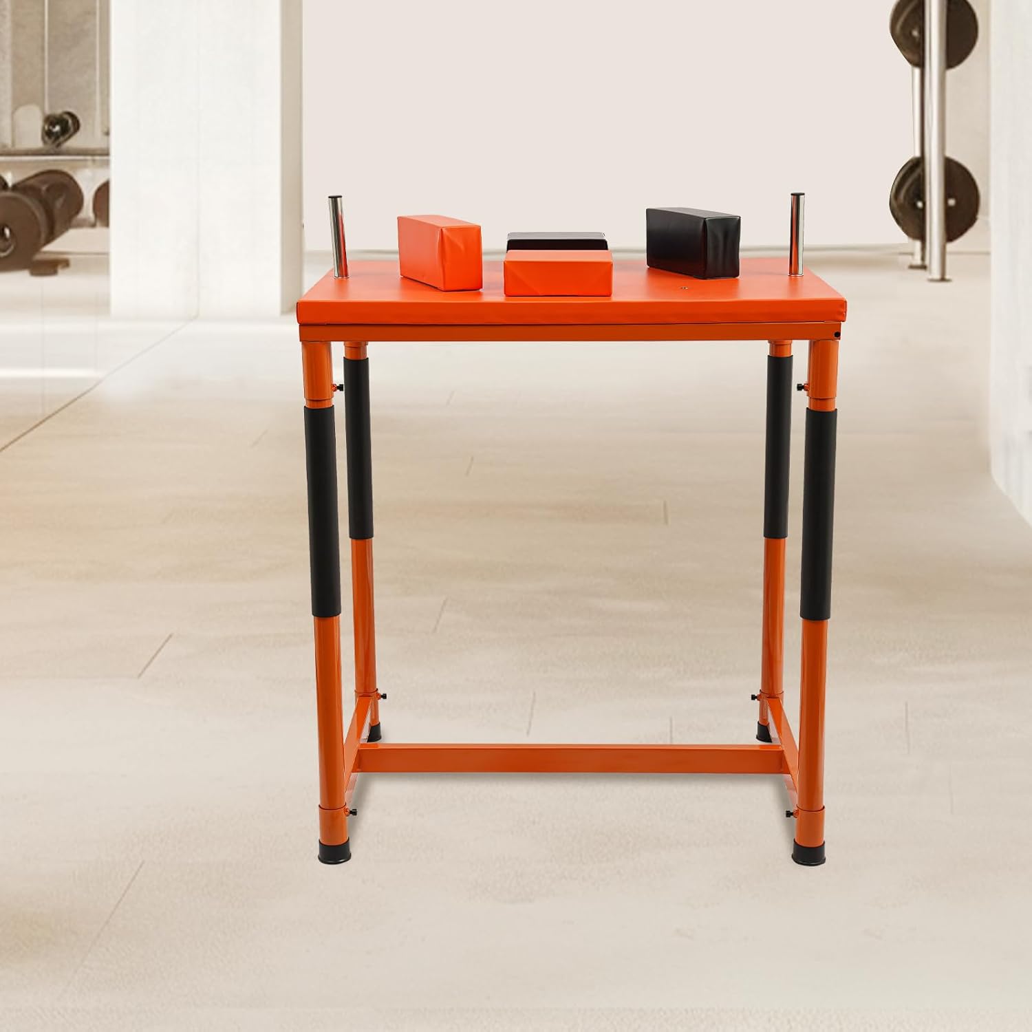 Arm Wrestling Table | Professional Battle Table | Wrist Strength Training Support Plate | with Handles Elbow Pads and Winning Pads | Standard Wrist Stand