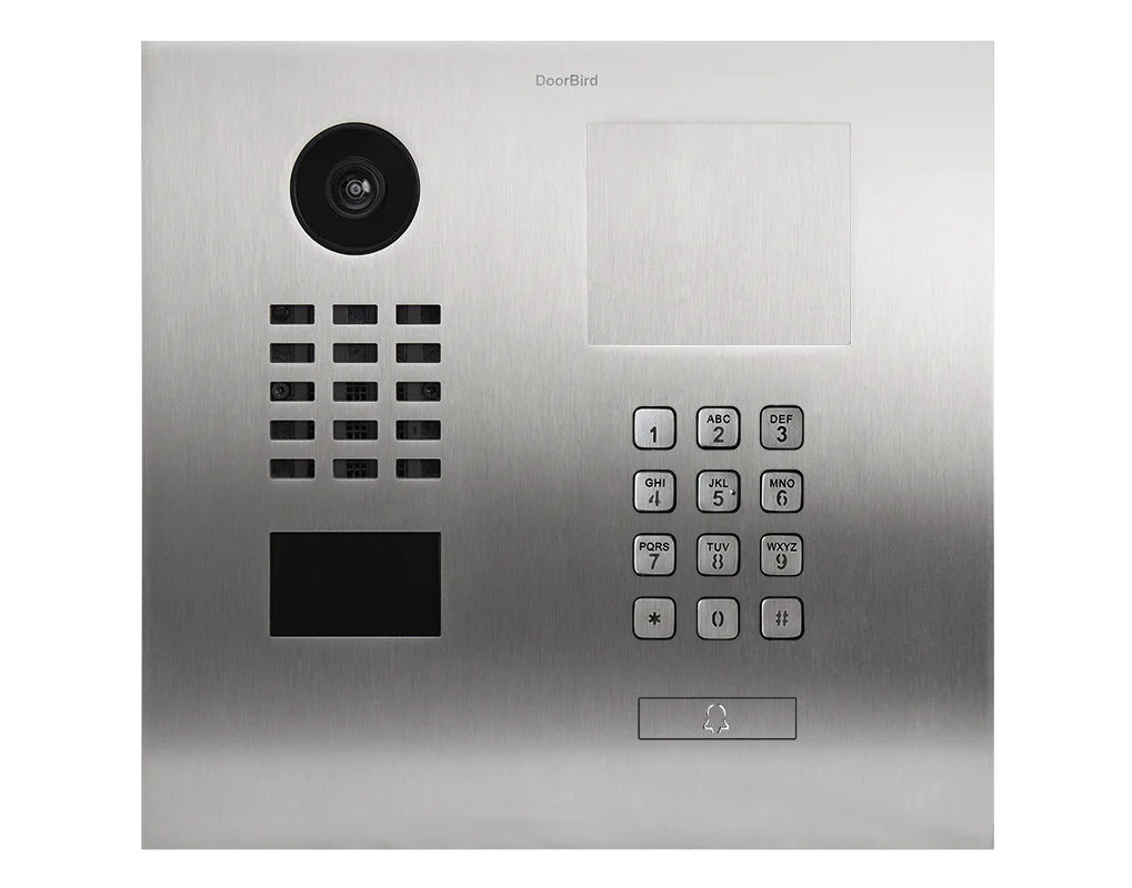 DoorBird D2101KH IP Video Door Station, 1 Call Button in  Stainless Steel V2A