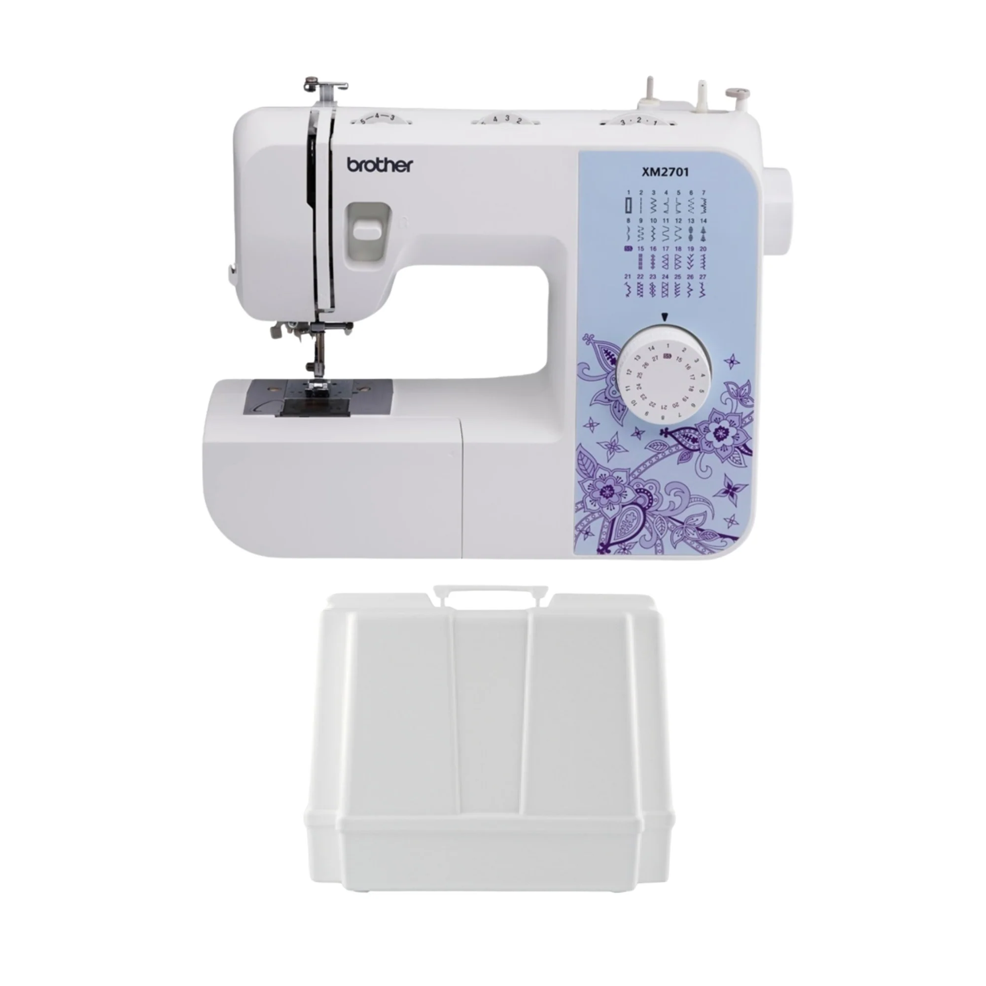 Brother XM2701 Sewing Machine with 27 Stitches, 6 Feet and 5300A Hardcase