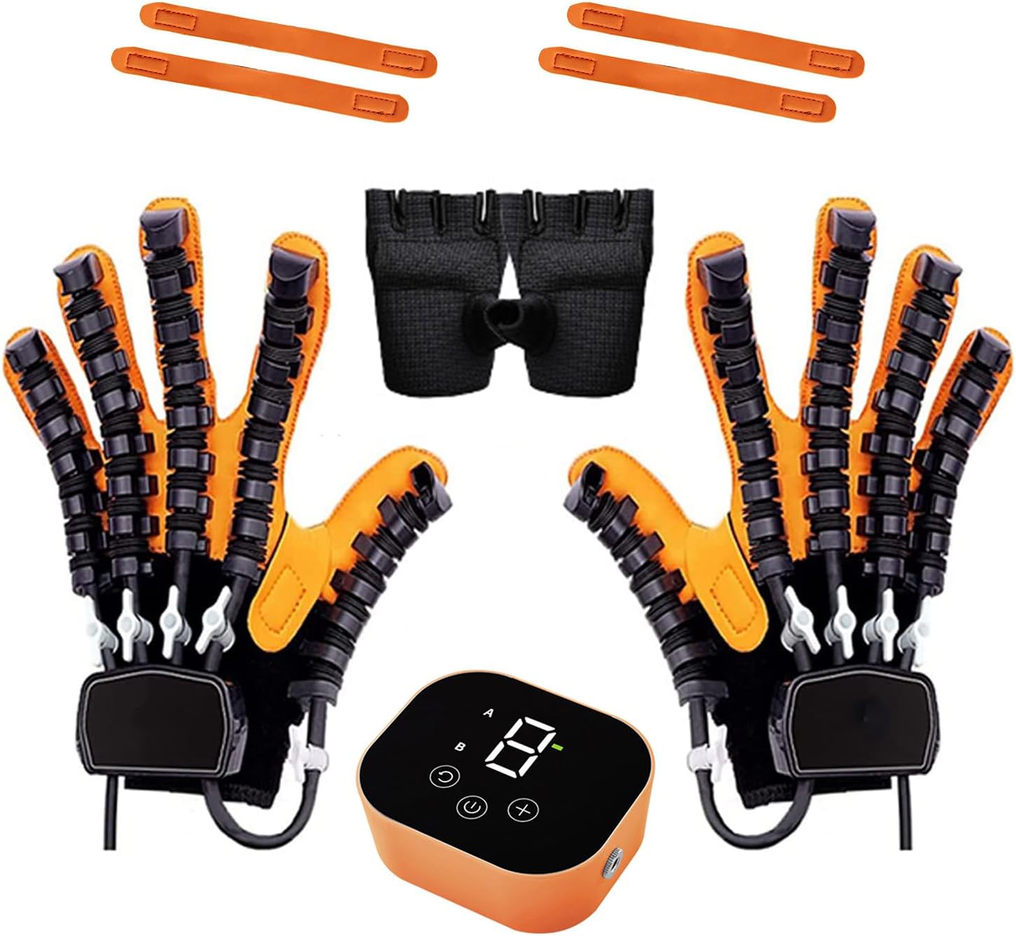 (Left & Right) Both Hand Rehabilitation Robot Gloves, Stroke Hemiplegia Dementia Fingers Recovery Massage, Hand Strengthening Device