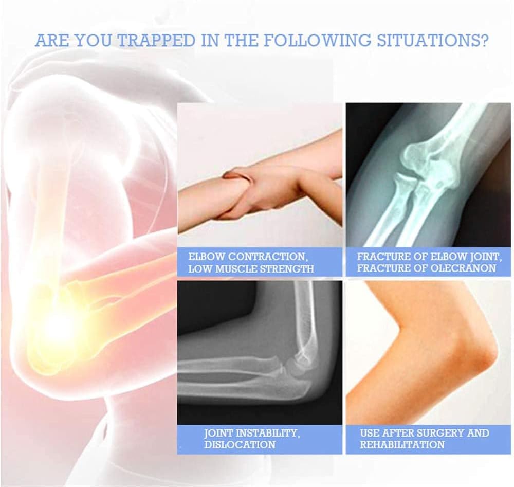 arm Sling Shoulder Sling arm Brace Shoulder immobilizer Elbow ROM Brace with Sling Adjustable Elbow Support Stabilizer Splint for Ligament Strains Post Recovery(Color:Right Hand)