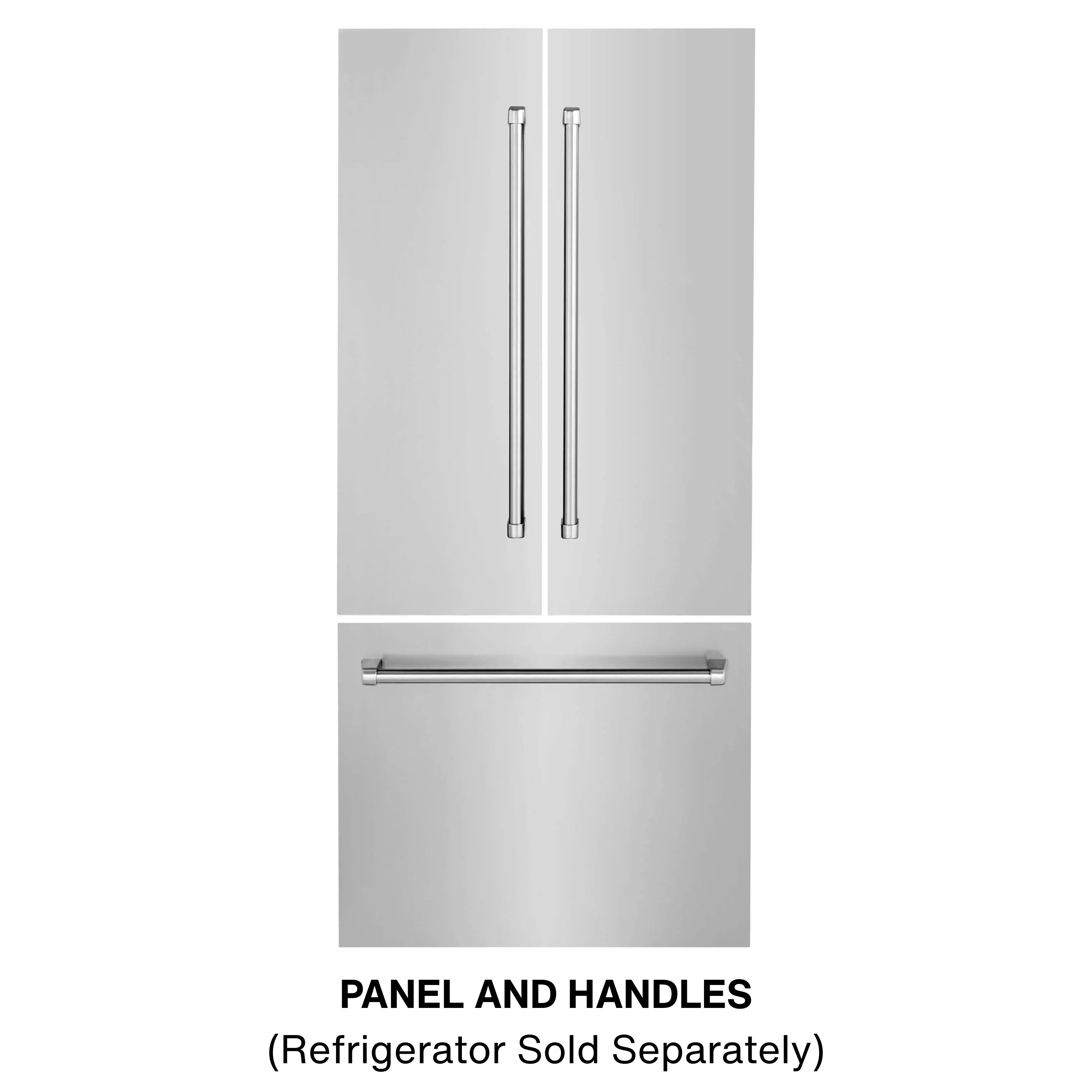 ZLINE 36-Inch Refrigerator Panels in Stainless Steel for a RBIV 36-Inch Built-in Refrigerator (RPBIV-304-36)