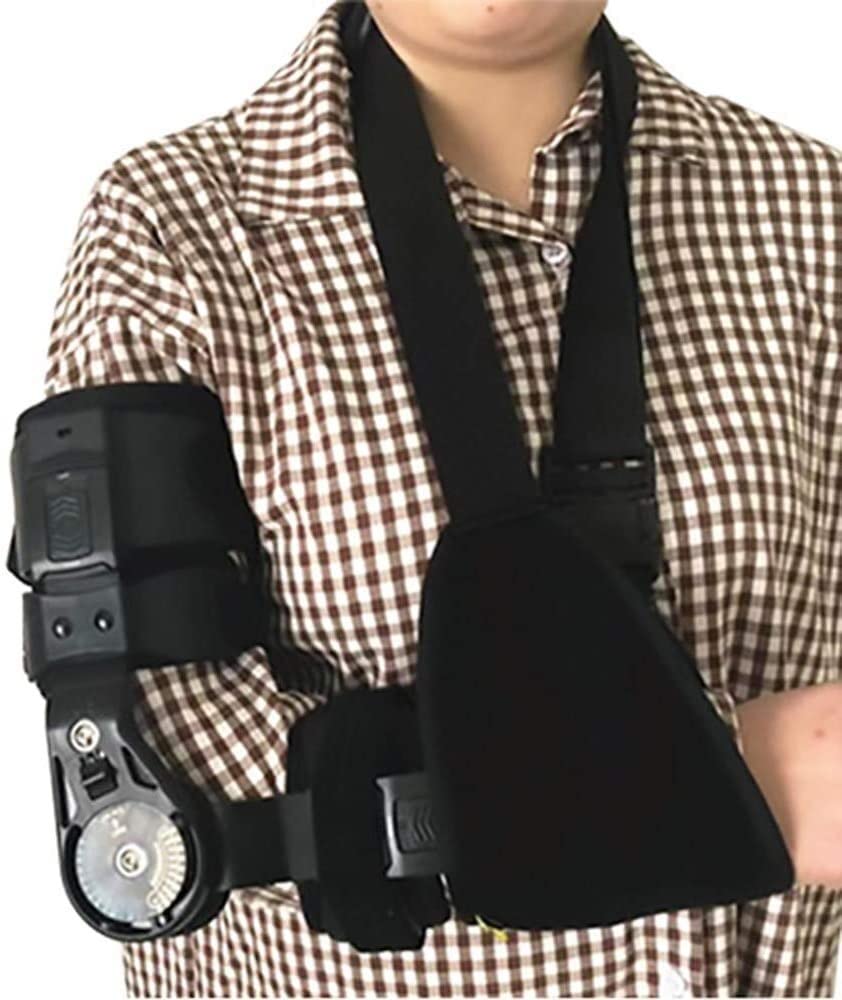 Cubital Tunnel Syndrome Elbow Brace Splint To Treat Pain From Ulnar Nerve Entrapment, Hyperextended Elbow Prevention And Arm Immobilizer,Left