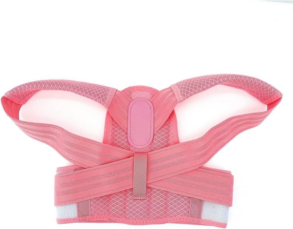 Adjustable Posture Corrector Back Support Belt Orthopedic Corset for Spine Back Lumbar Shoulder Braces(Black-JoJo's Bizarre Adventure1,Small)